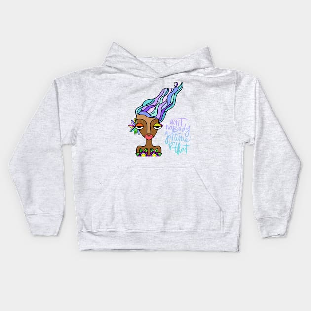 Caribeña Kids Hoodie by AS.PAINTINGS